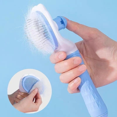 Pet Hair Removal Gadget Cat Petting Special Cleaning Comb